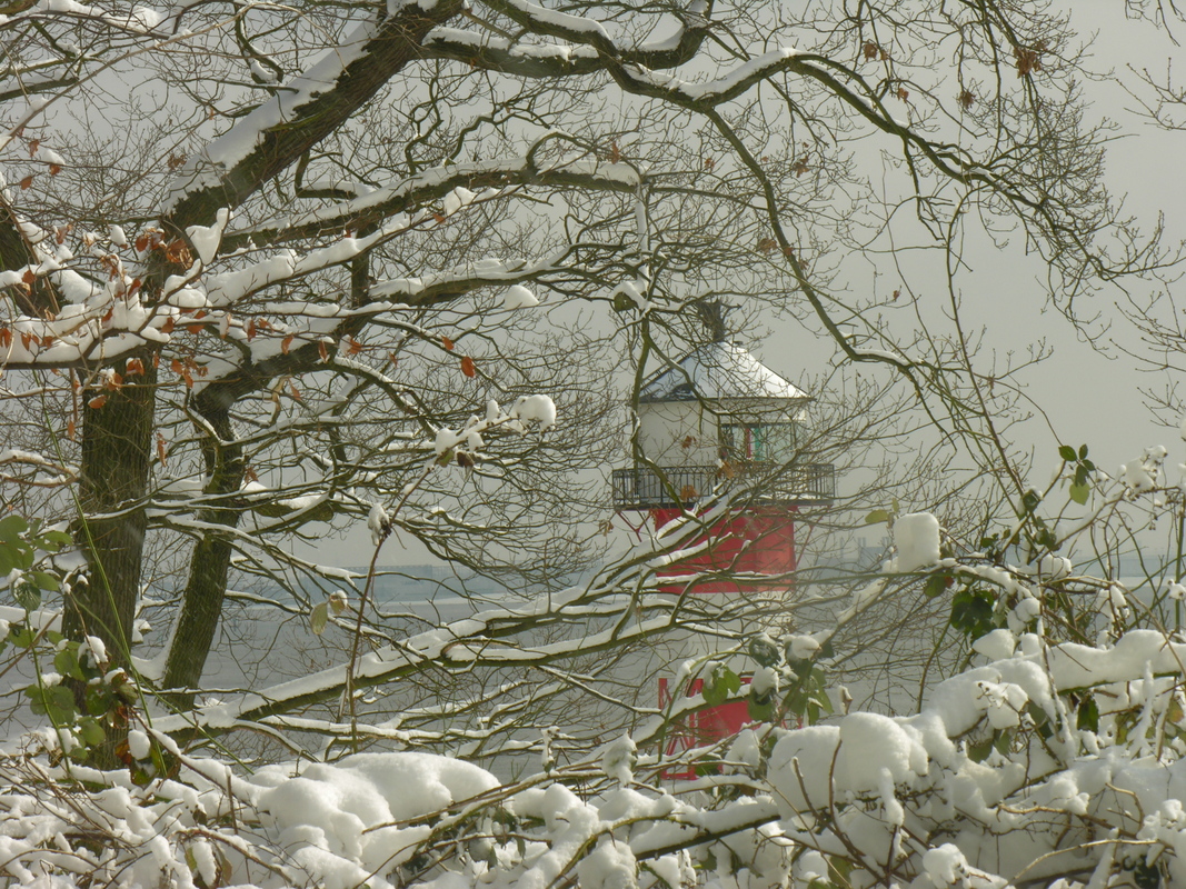 Wittenbergen im Winterkleid