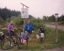 ( Analog ) Fahrradtour  zum Rennsteig  1999  =1030 km hin +zurück