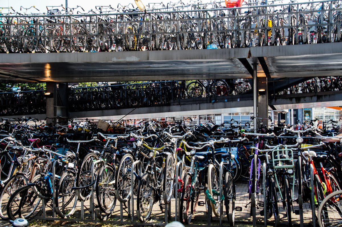 Bikes so weit das Auge reicht...