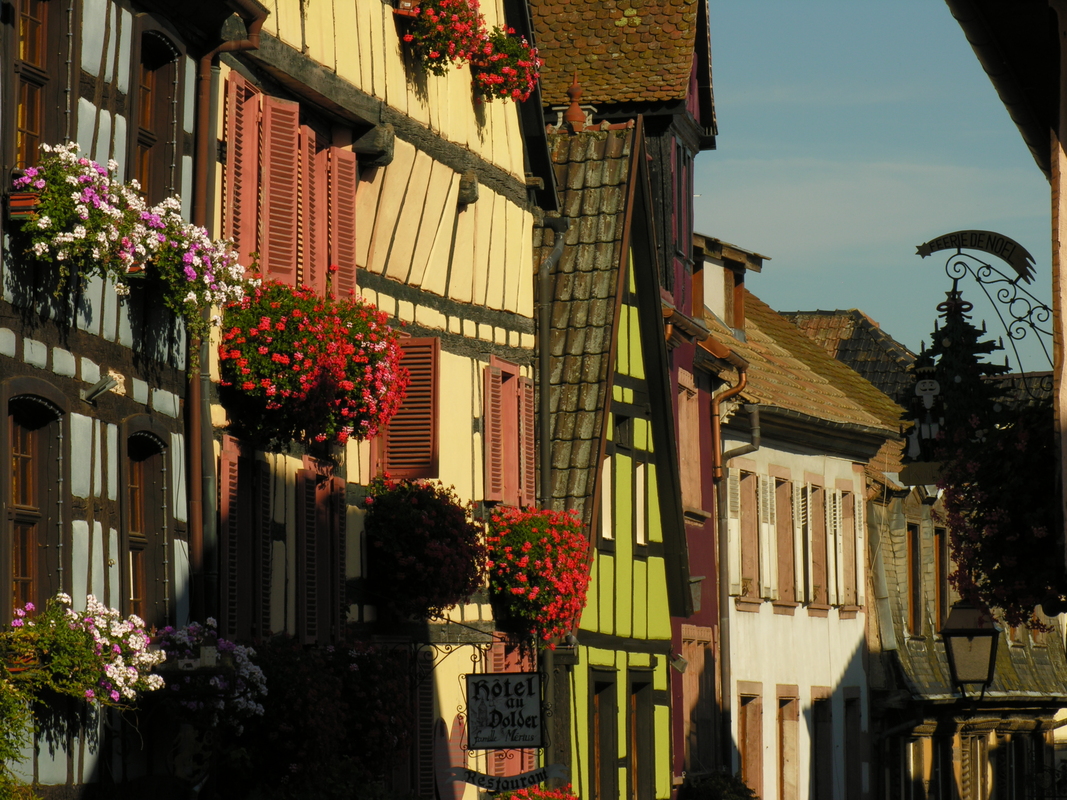 Gässchen im Elsass