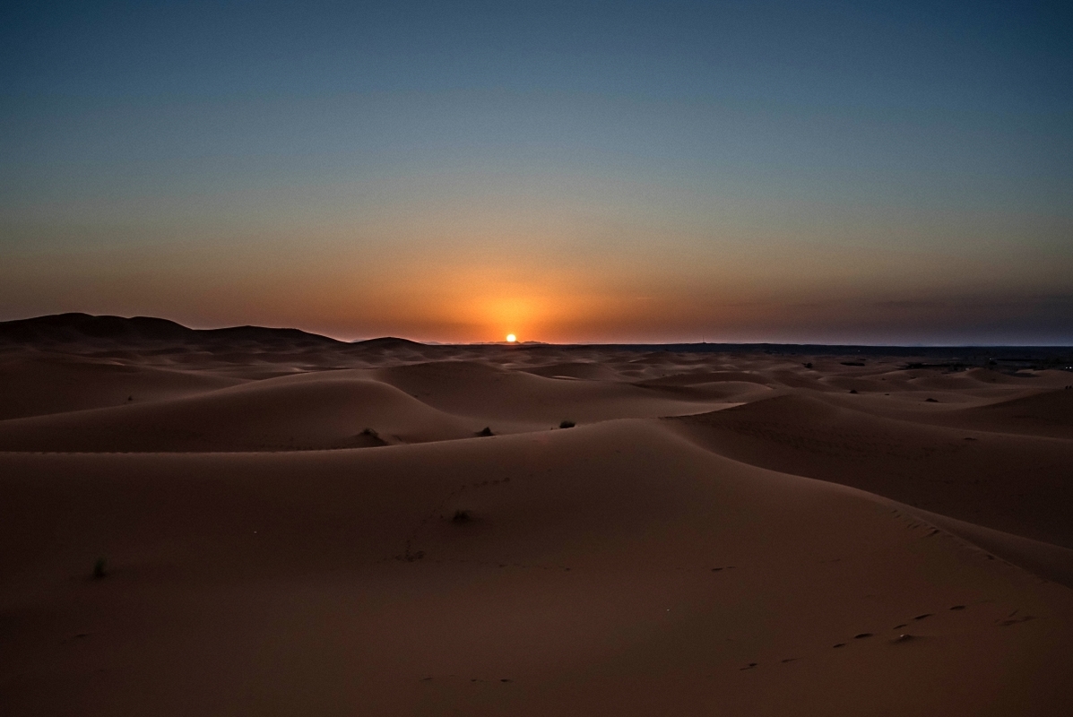 Sonnenuntergang in der Sahara V