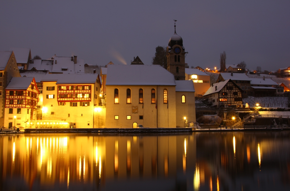 Eglisau bei Nacht