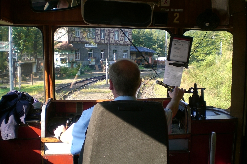 Einfahrt Bhf Mägdesprung