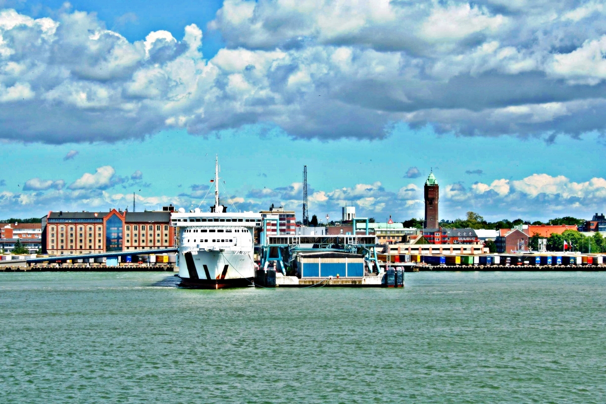 Der Fährhafen Trelleborg