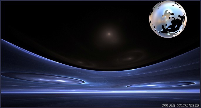 Arktisnacht mit Kunstmond