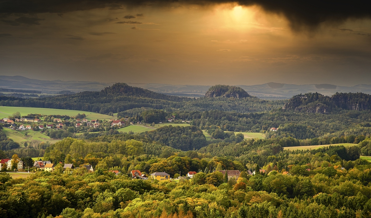 Sächsische Schweiz Fernblick