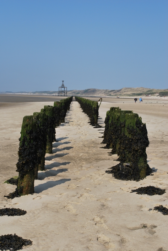 Die alte Bahnlinie im Osten von Wangerooge