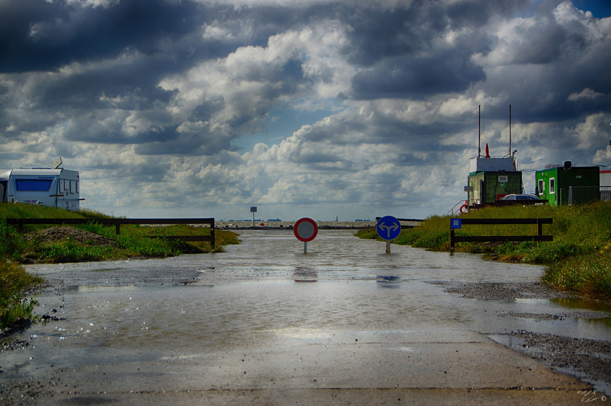 Unterwegs vom Jade-Busen bis nach Cuxhafen an der Küste entlang