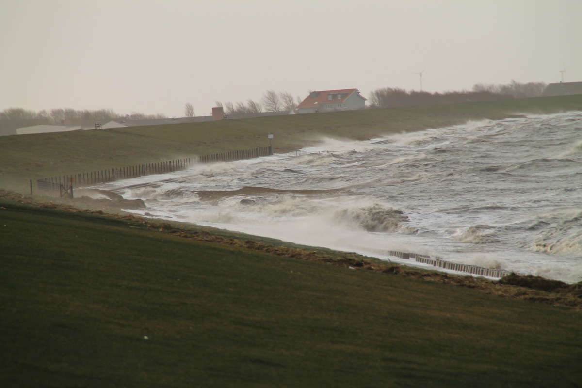Xaver in Norddeich an der Nordsee