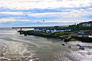 Einfahrt in Newcastle