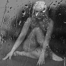 Walking in the rain VIII,  Kombigrafie by Hans-Peter Keller 