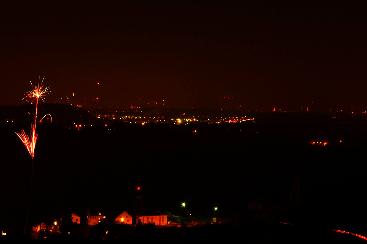 Ein kleines Feuerwerk 