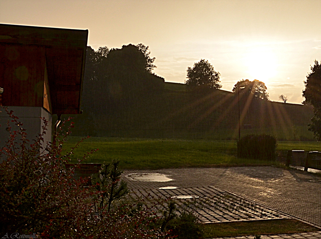 Nach starkem Gewitter!