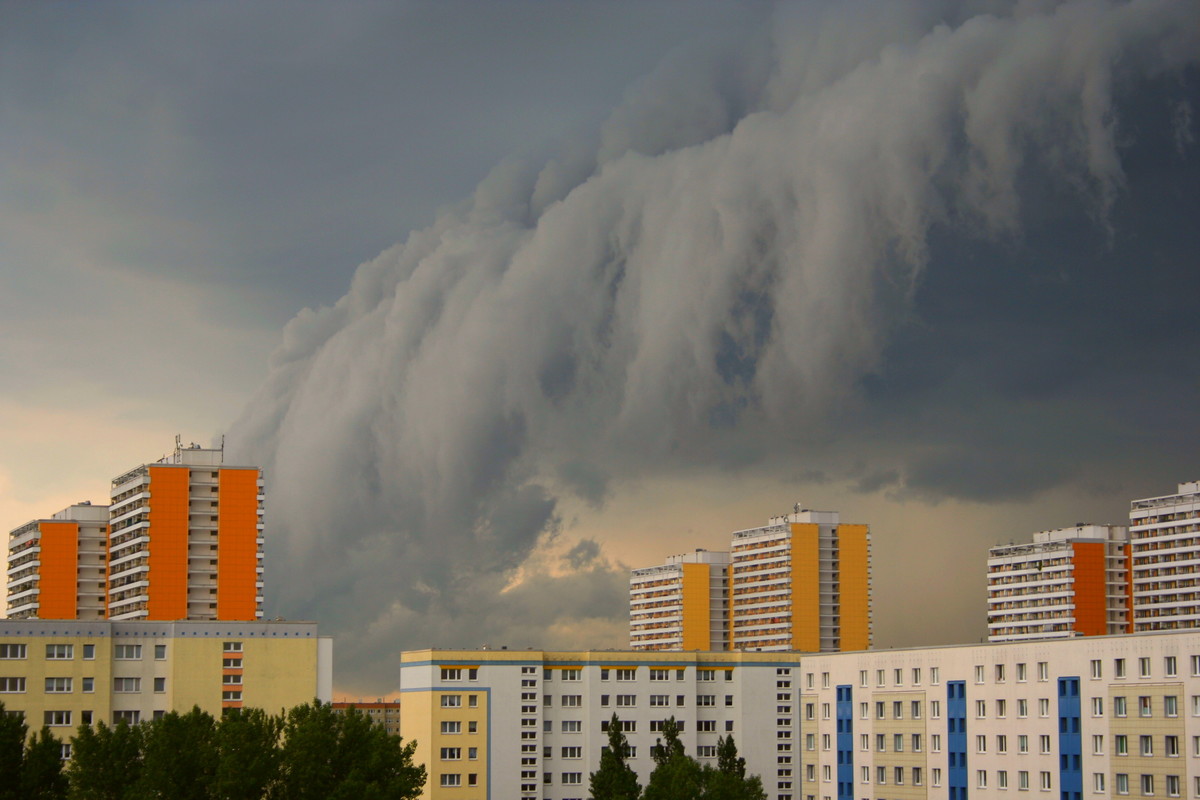 Unwetter über Berlin