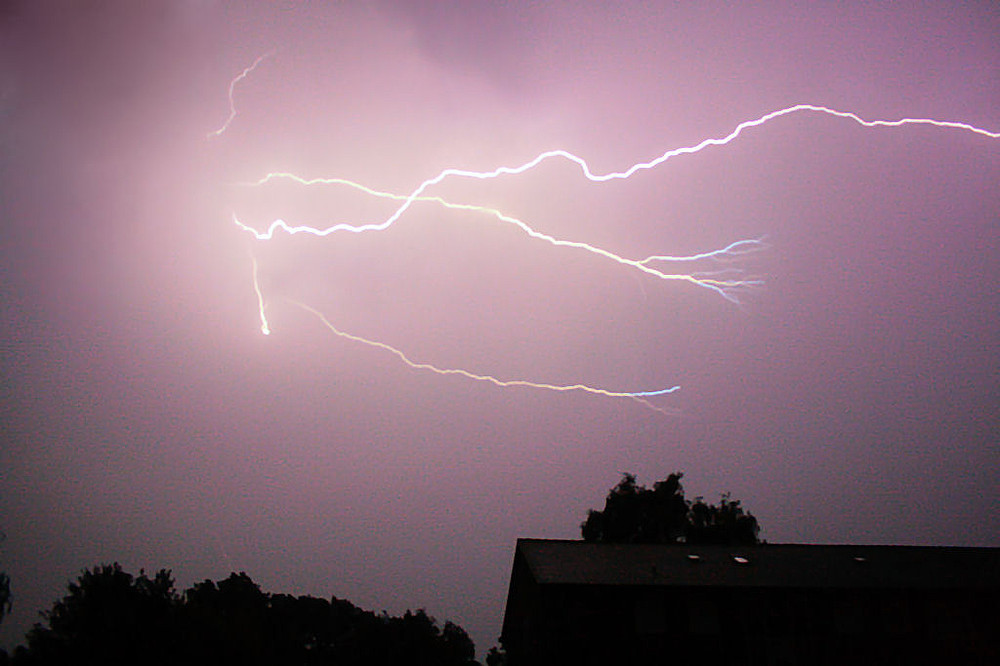 Gewitter über Gelsenkirchen