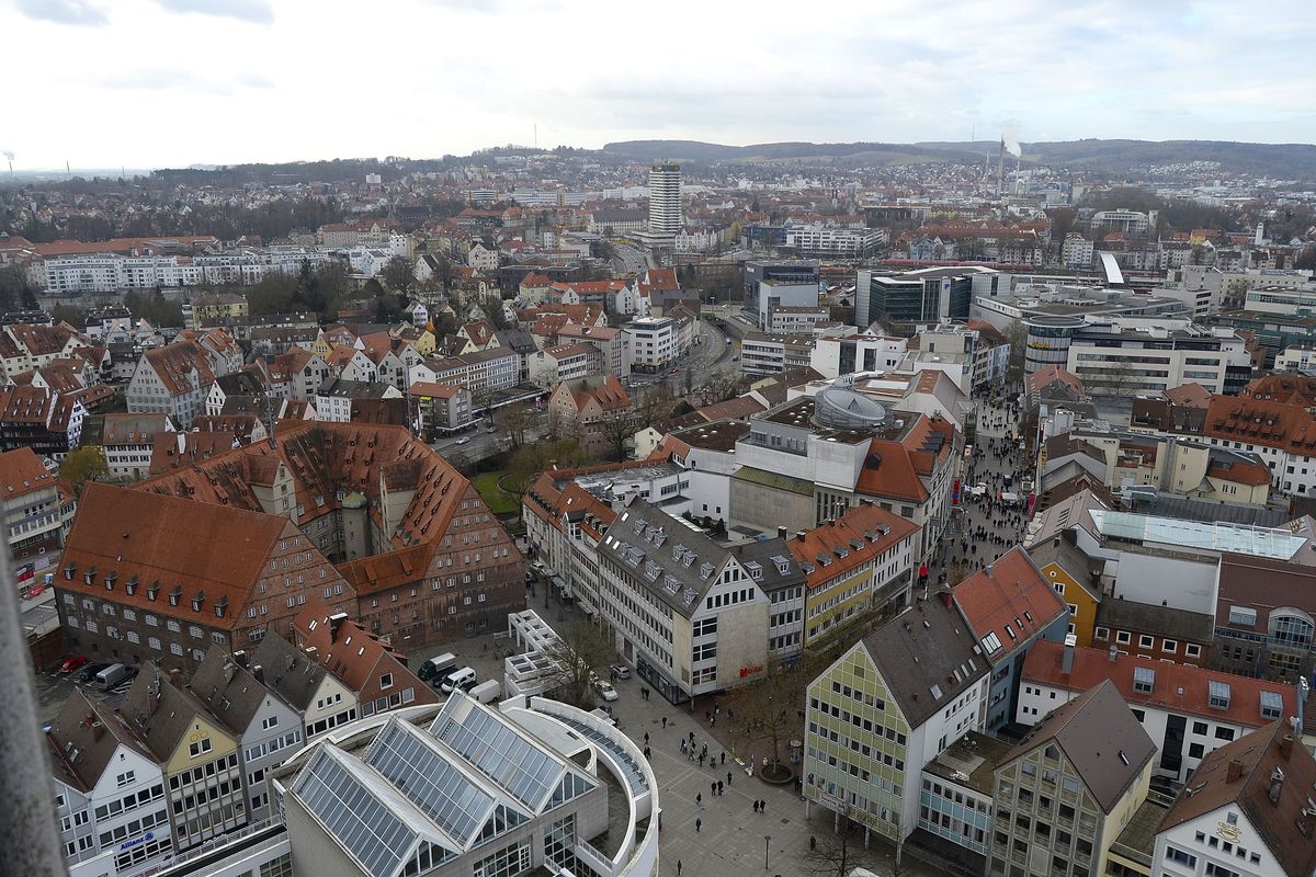 Ulm von oben schön anzuschauen :D tolle aussicht 
