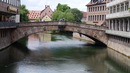 Die Fleischbrücke in Nürnberg.(Altstadt) 07.06.2013.