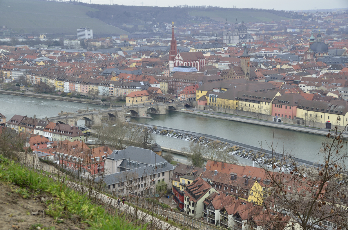 Blick über Würzburg