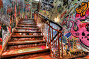 Ein Treppenhaus in Berlin.....