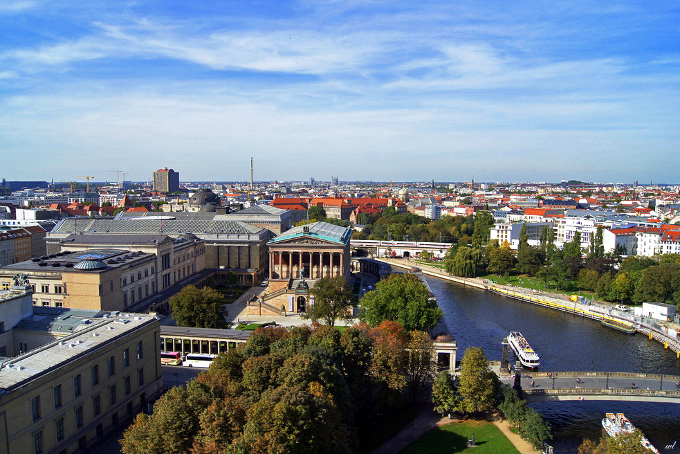 Blick zur  Museumsinsel