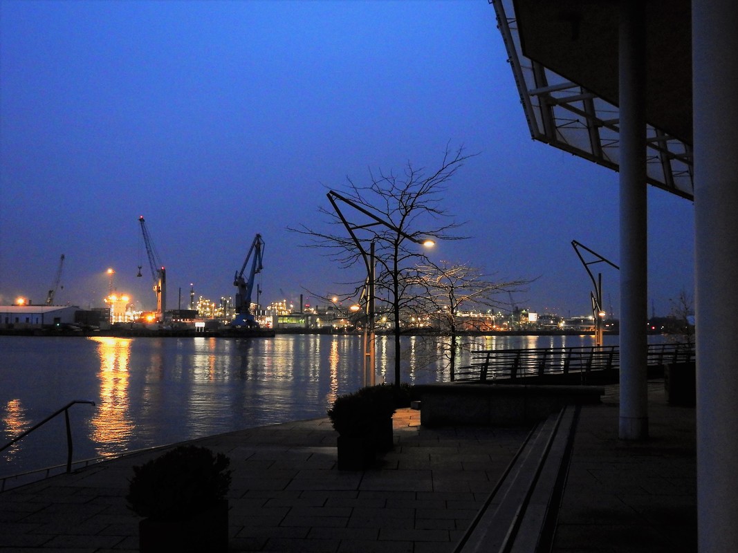 Hafenblick Hamburg