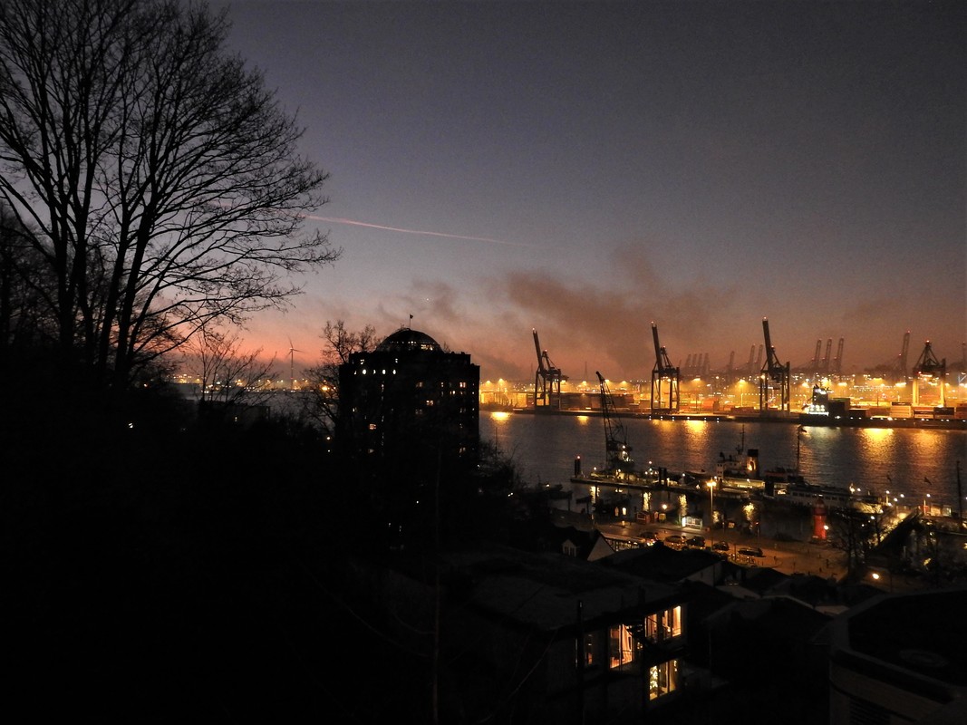 Blick auf Övelgönne