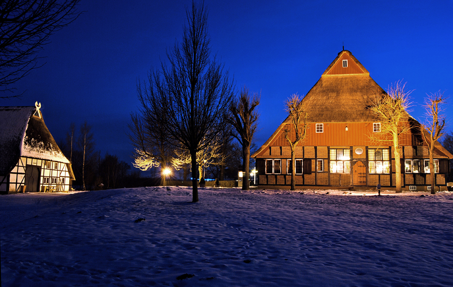 Abendstimmung am Freilichtmuseum Molfsee