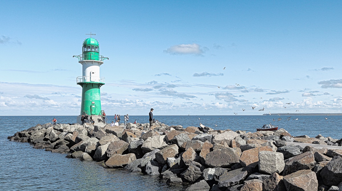 Blick auf die Westmole