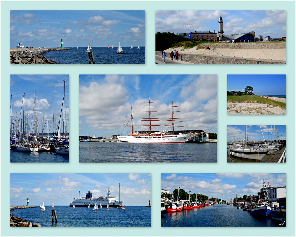 ein Sommertag in Warnemünde