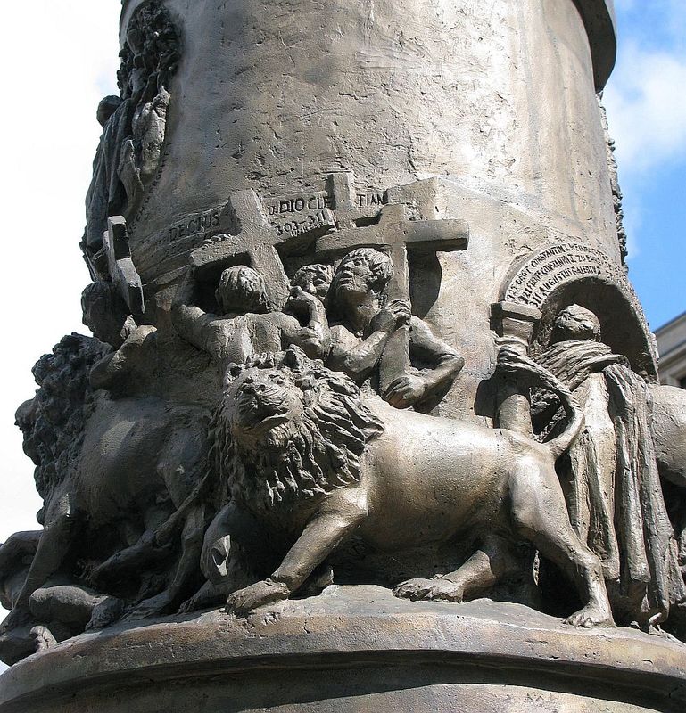 Säule 2000 Jahre Christentum--- Detail (3)
