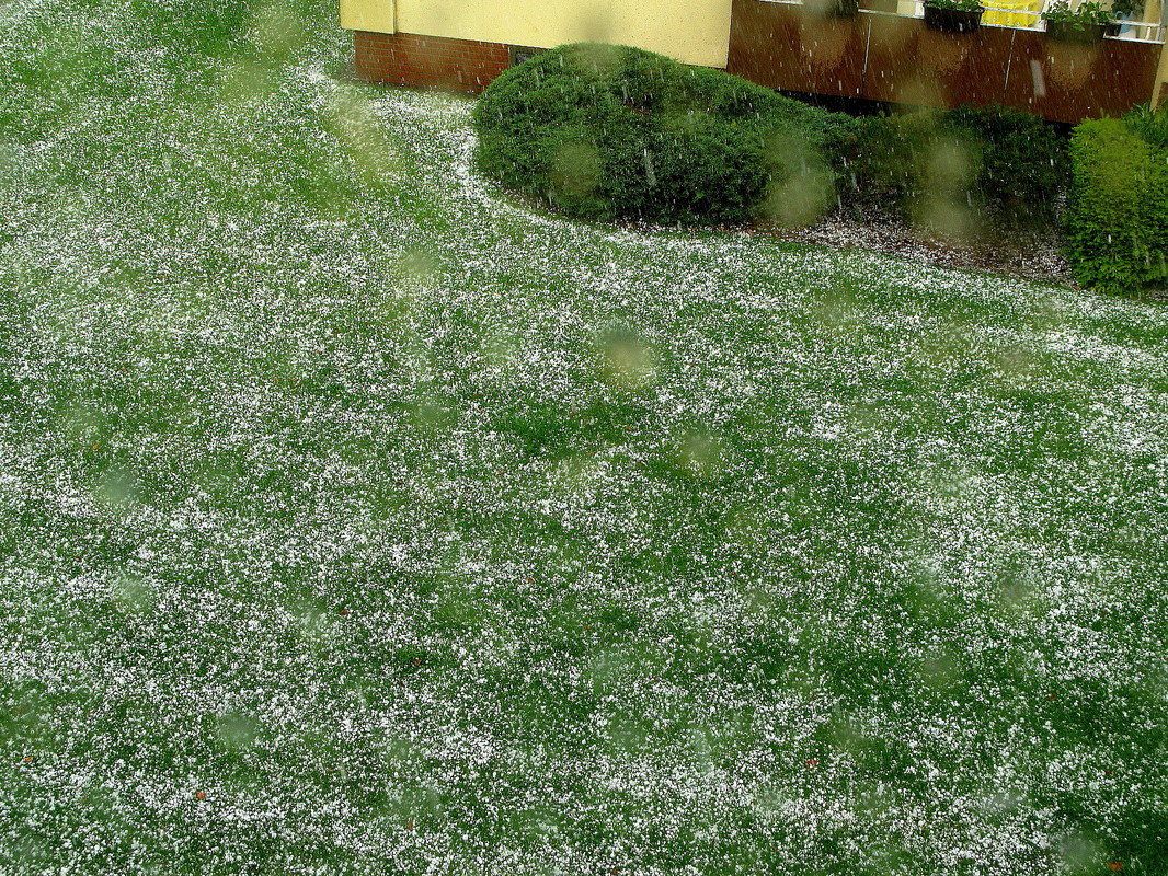 08. Juni 2014: Hagelschlag in Vechelde