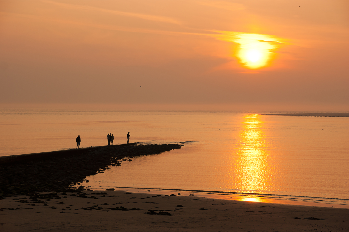 Ein sonniger Tag geht zu Ende 