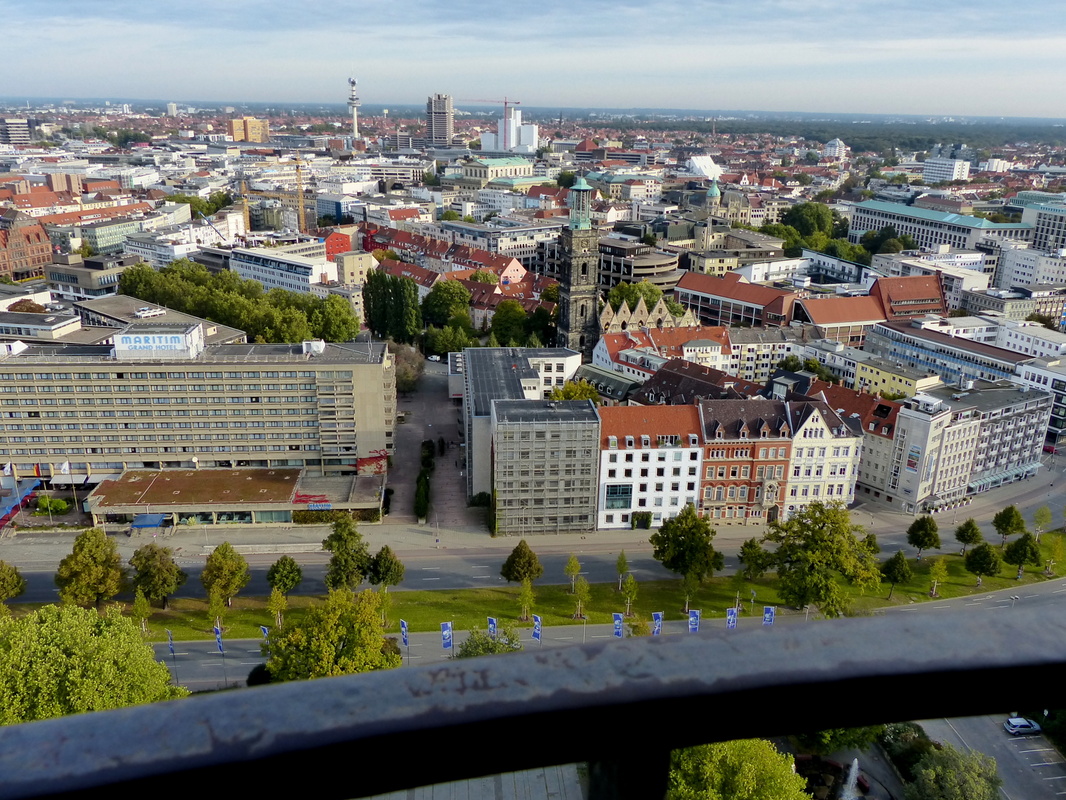 Blick vom Rathaus in Hannover