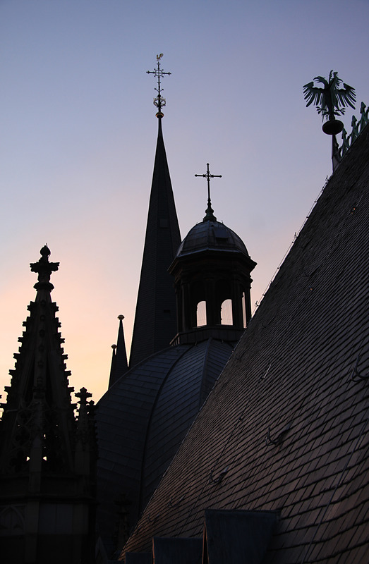 Dem Dom auf's Dach gestiegen