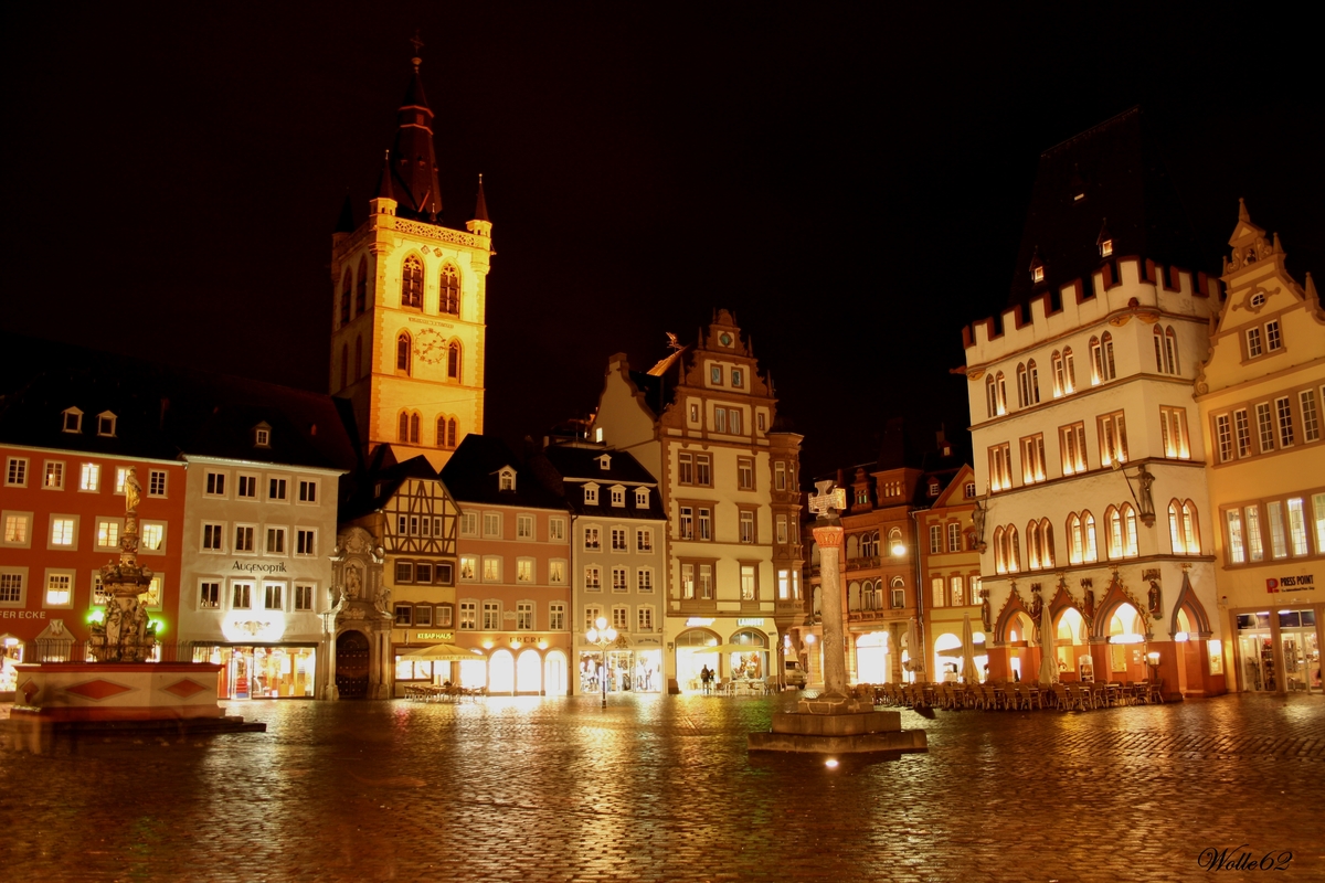 Abendstimmung in der Altstadt von Trier