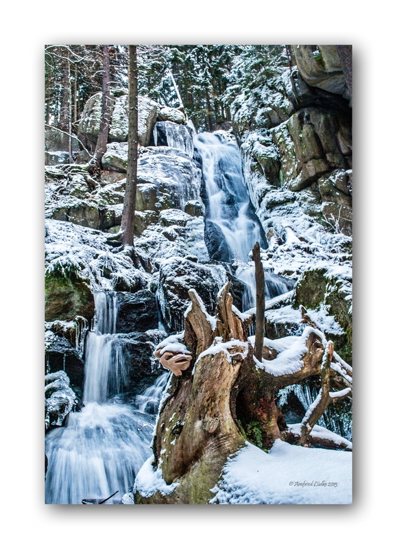 ...langsam friert er ein...