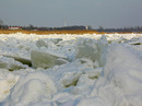 die Oder im letzten Winter