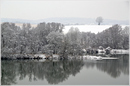 Nebeltage mit Schneefall