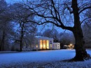 Winterlicher Hirschpark