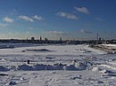Phoenix-See mit Schnee