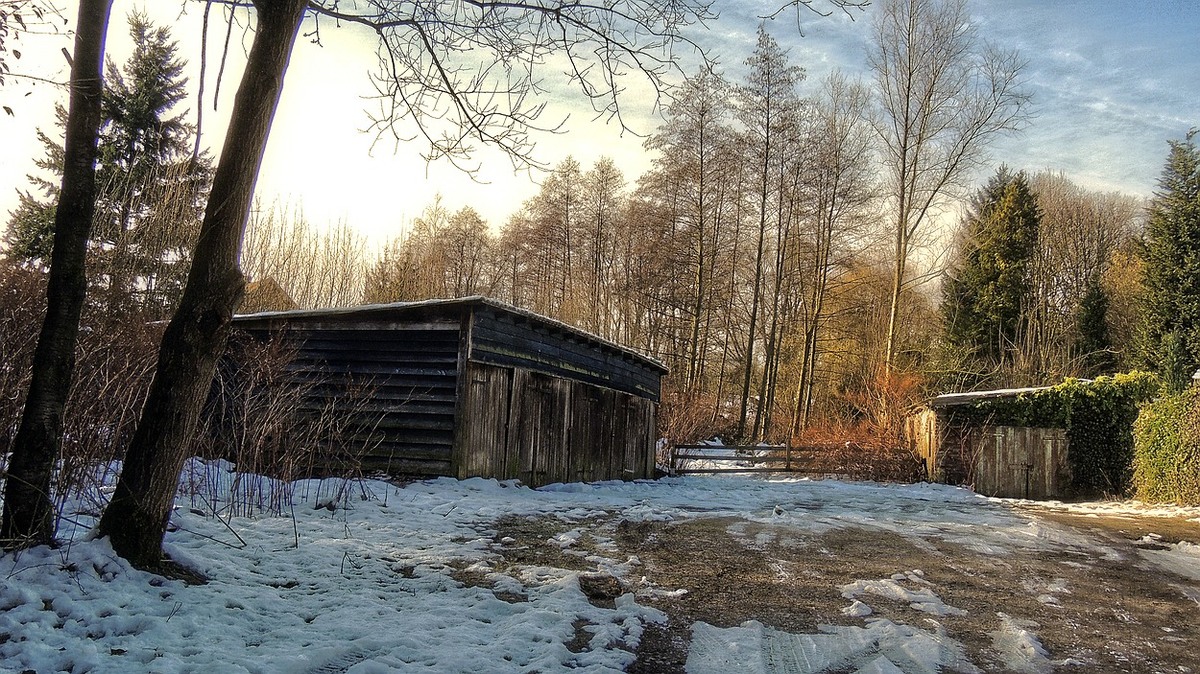 Im Schattenwurf der Wintersonne