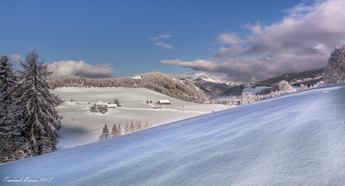 Schöne Grüße aus dem verschneiten Murtal