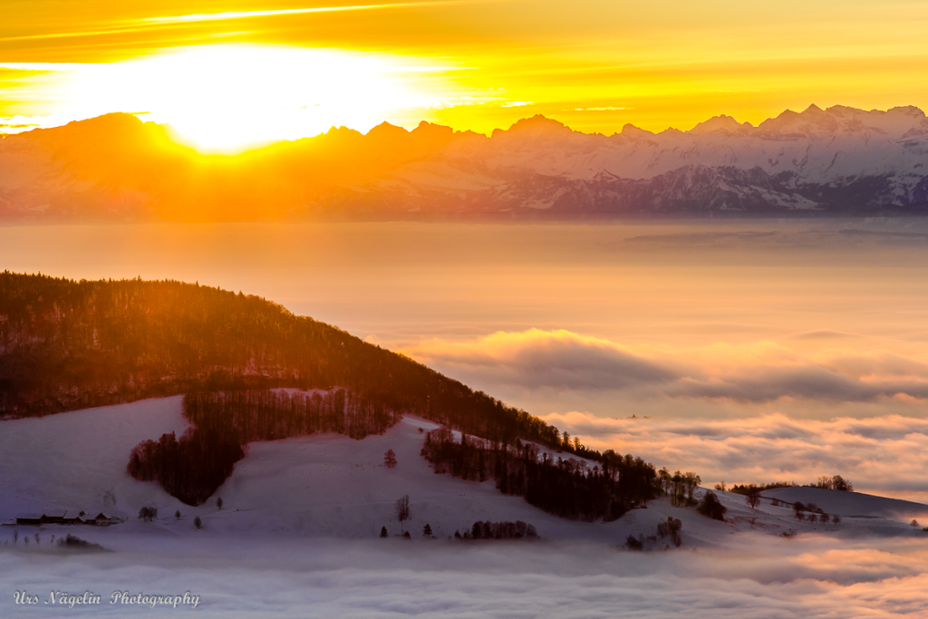 Heute morgen auf dem Passwang (im NW-Schweizer Jura) 1