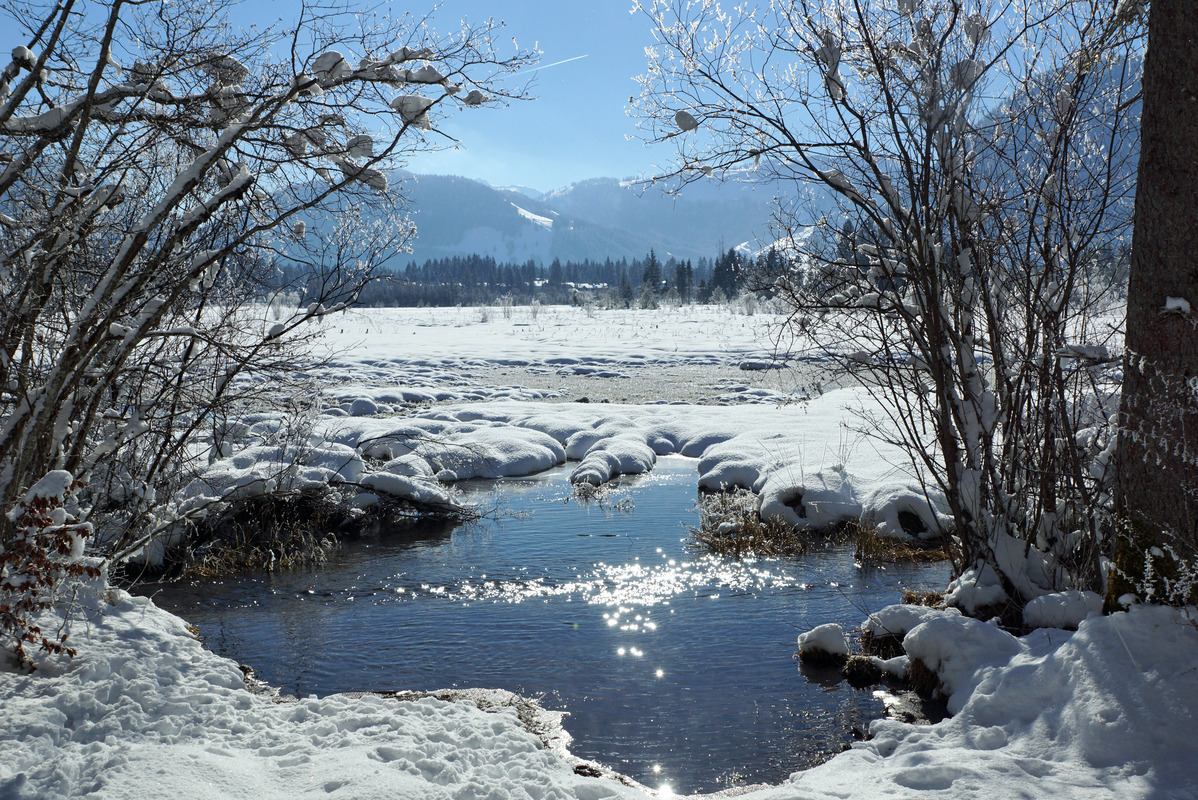 Winterlandschaft beim Pillersee