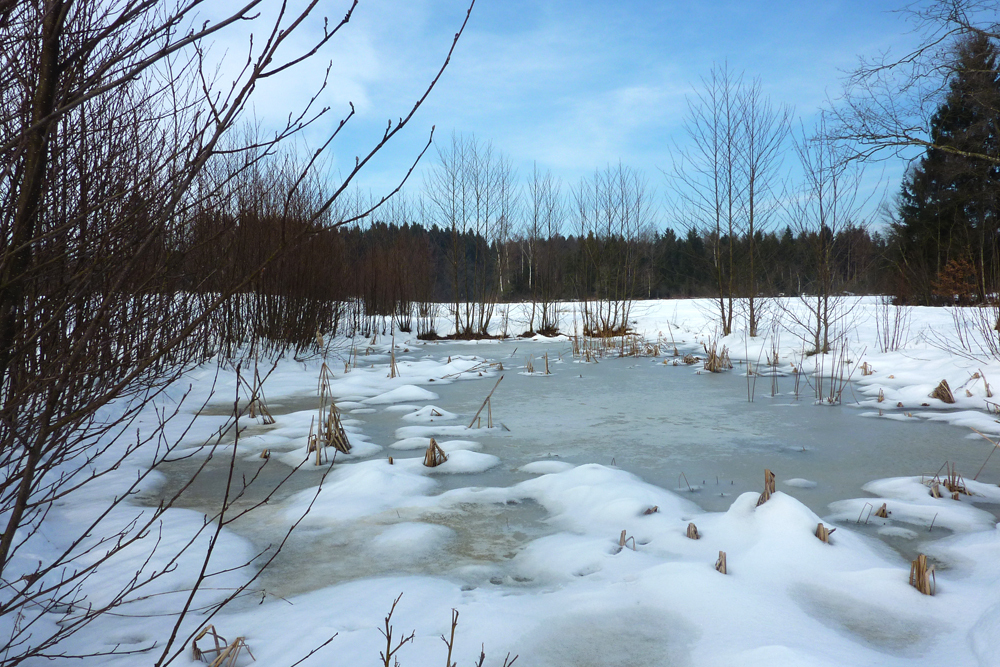 Schneelandschaften im Chiemgau