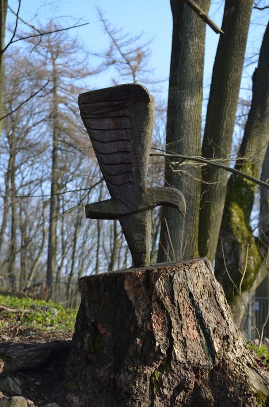 Kettensägenkunst am Zabelstein