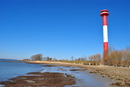 Leuchtturm an der Elbe