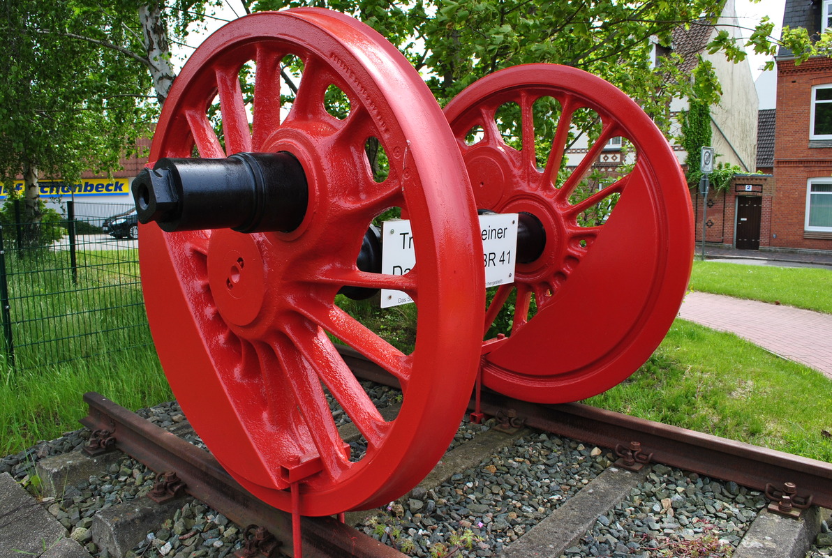 Radsatz einer Dampflok