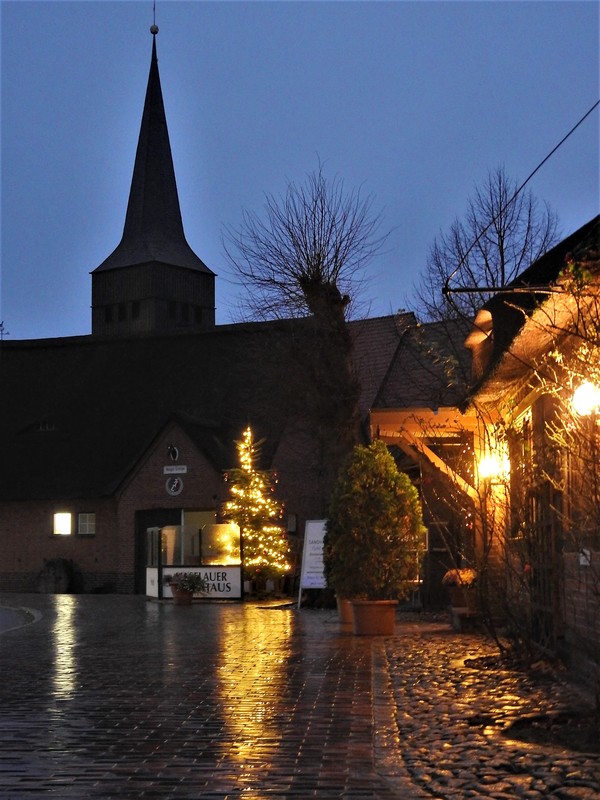 Haselau bei Nacht