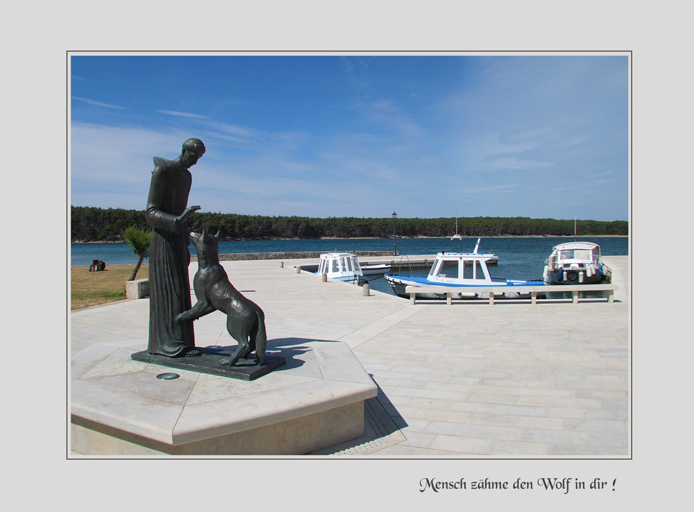 Klosterinsel Kosljun auf der Insel Krk 
